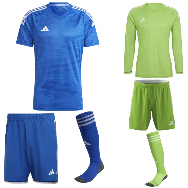 ADIDAS TIRO 23 COMPETITION MATCH PREMIUM SS KIT BUNDLE TEAM ROYAL BLUE/WHITE
