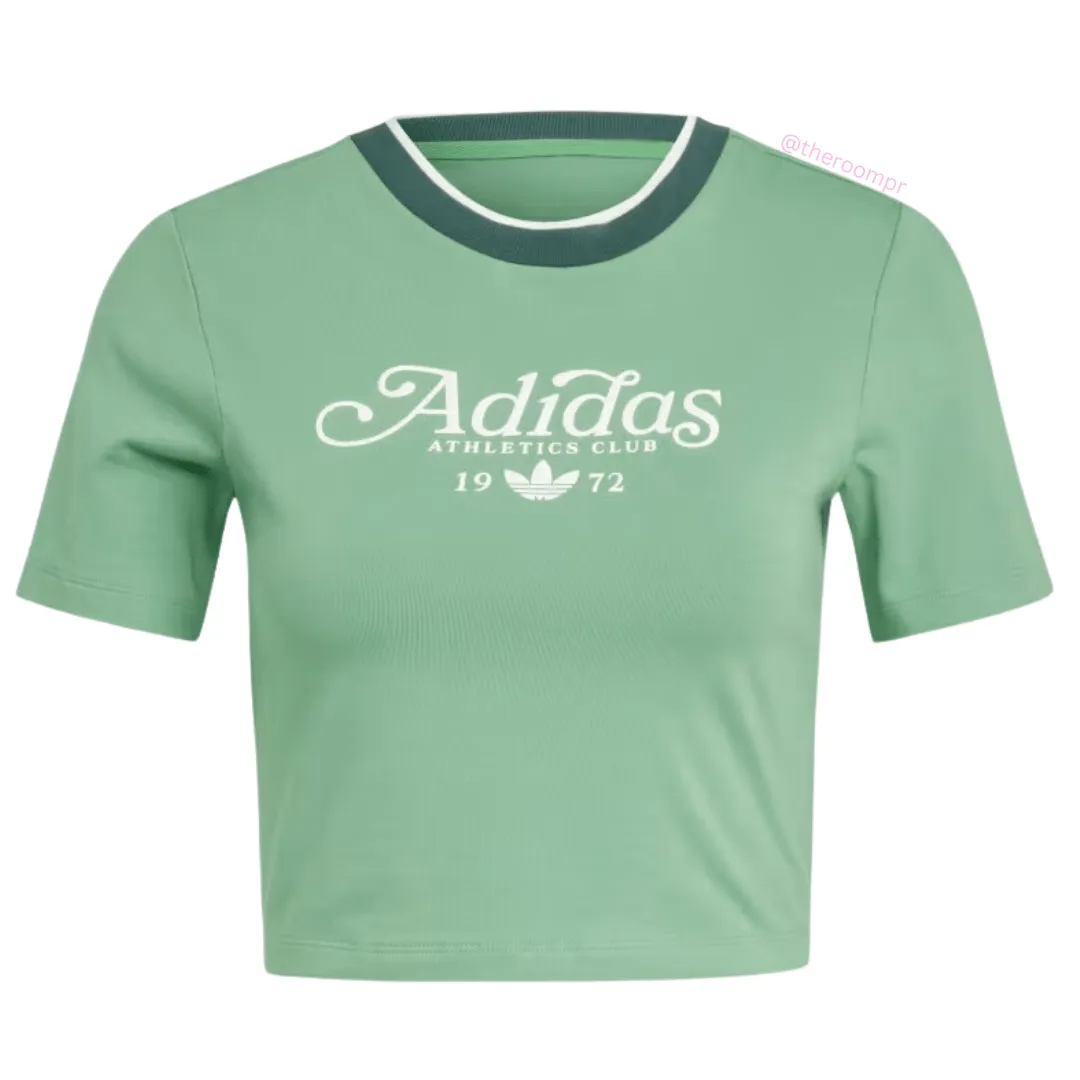 Adidas Women's Graphic Badge Slim Baby Tee - Verado