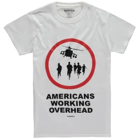 Banksy T-shirt - Americans Working Overhead