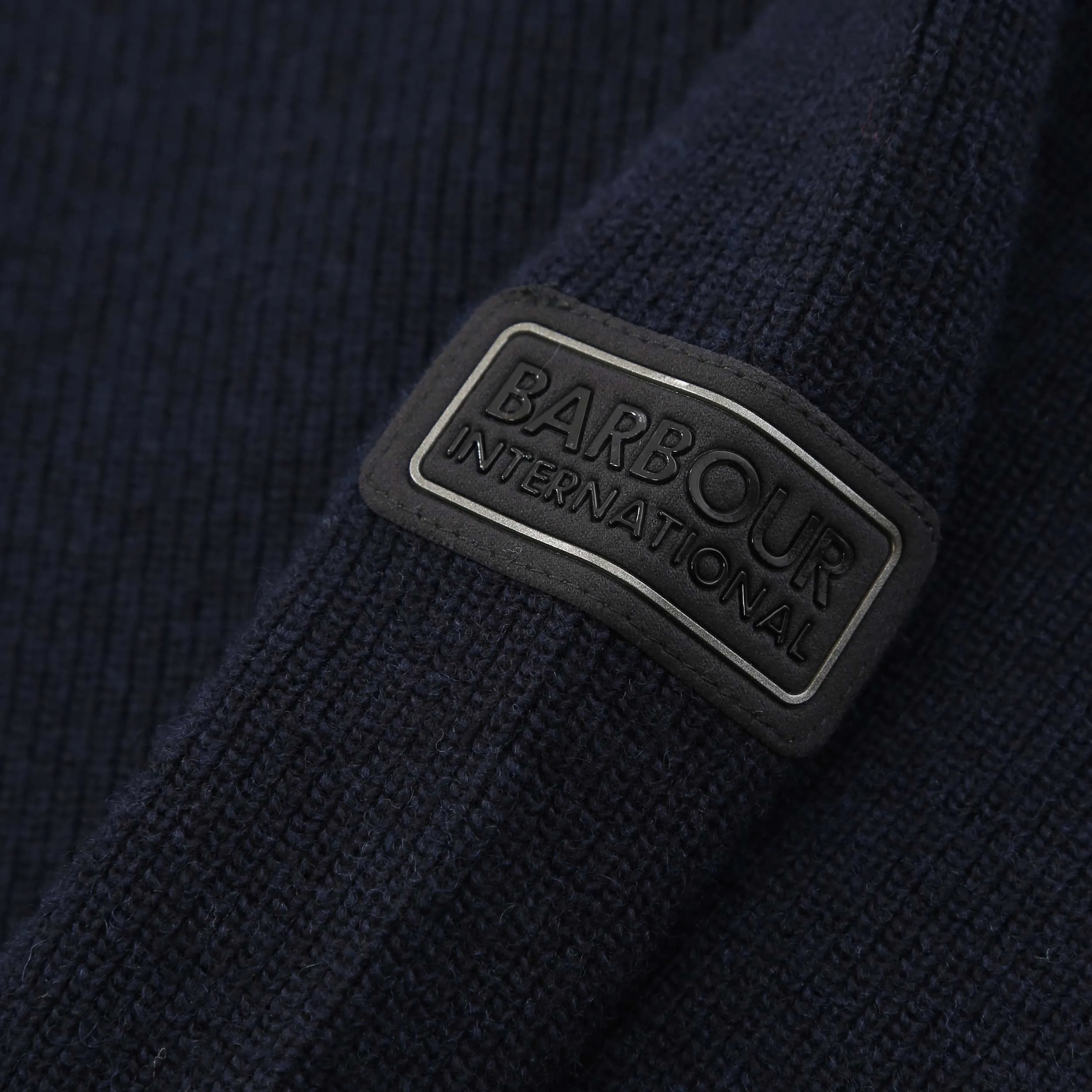 Barbour Crawley Knitwear in Navy