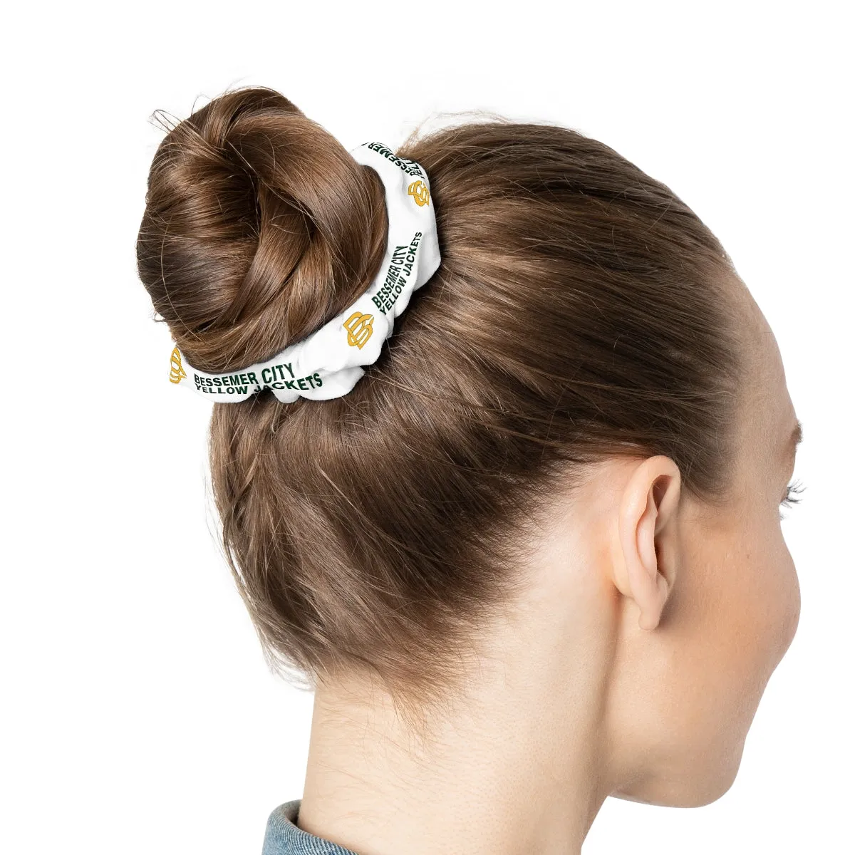 Bessemer City Yellow Jackets Scrunchie