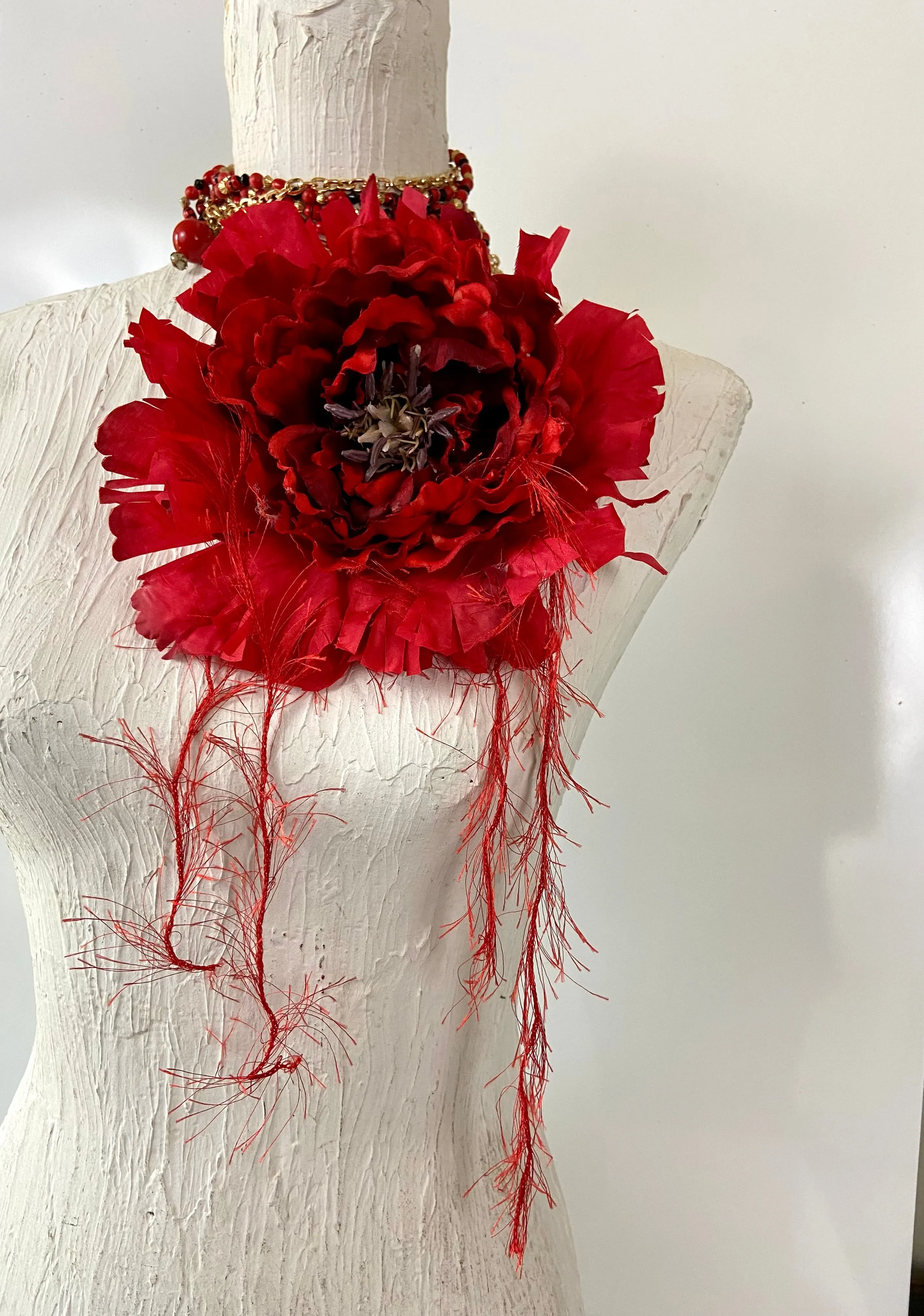 Big red flower 🌺 belt