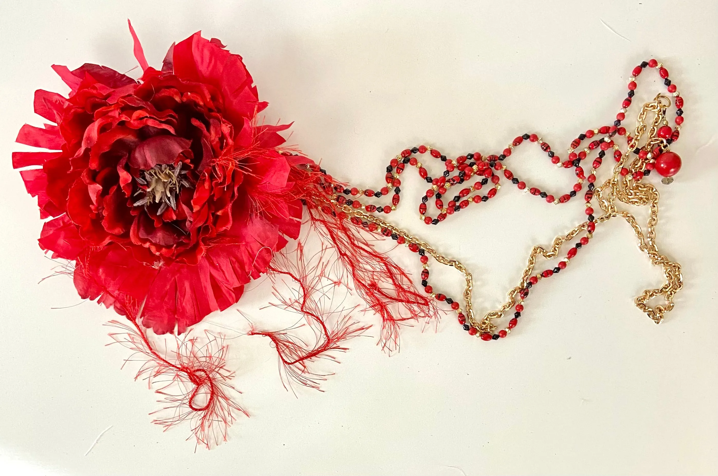 Big red flower 🌺 belt