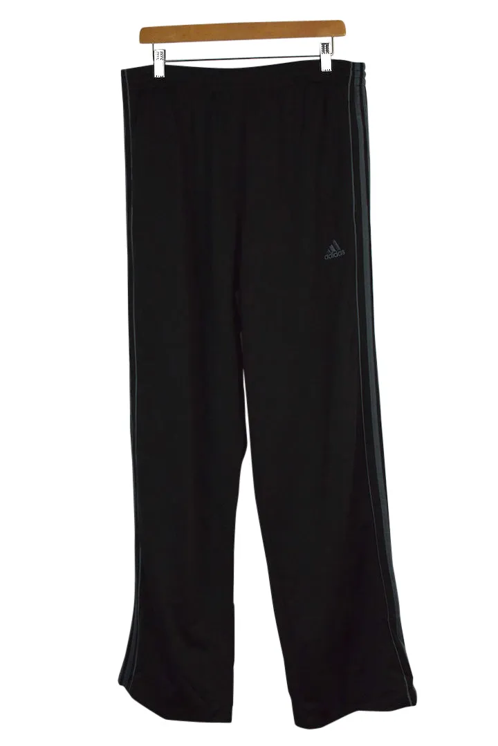 Black Adidas Brand Track Pants