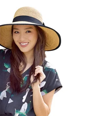 Boardwalk Style - Fine Crochet Raffia Resort Hat