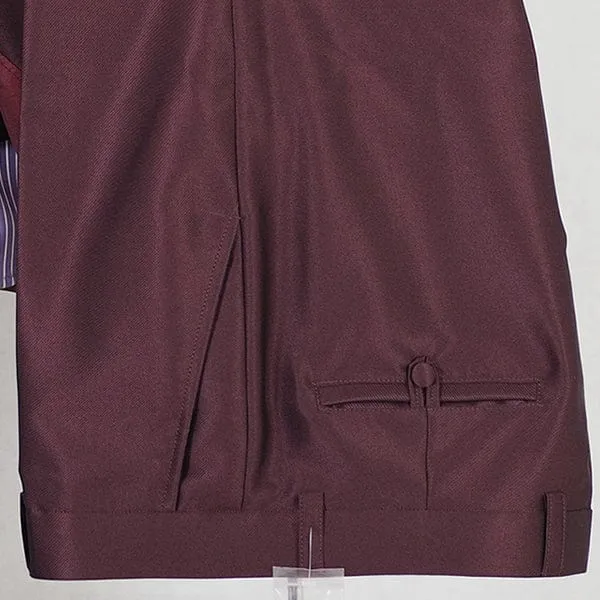 Burgundy Tonic 3 Piece Suit
