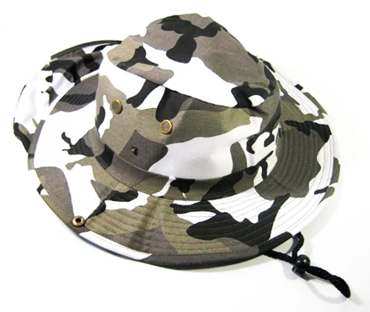 Camouflage Bucket Hats with Flap Wholesale