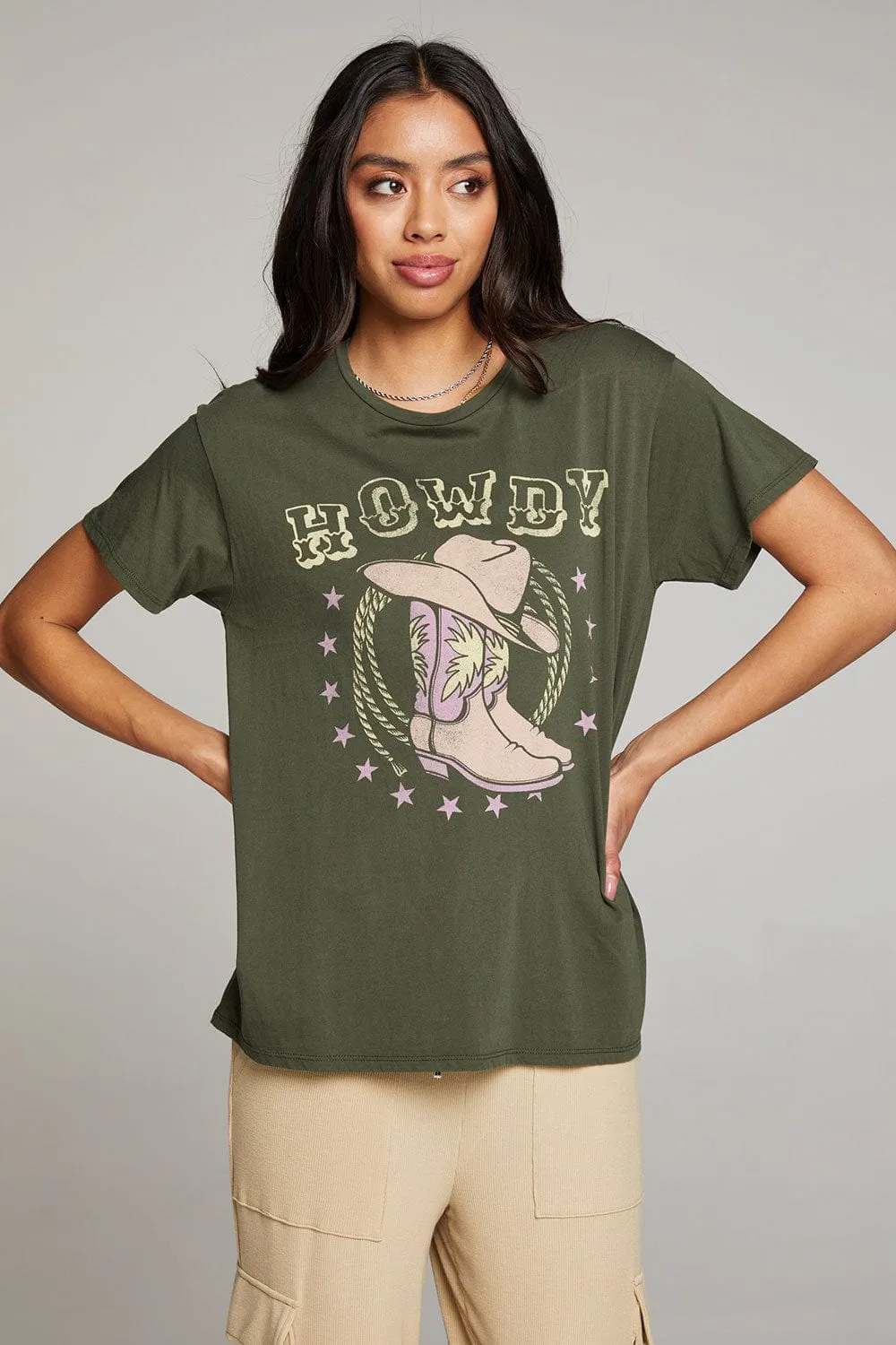 CHASER BRAND - T-Shirt Howdy Boots