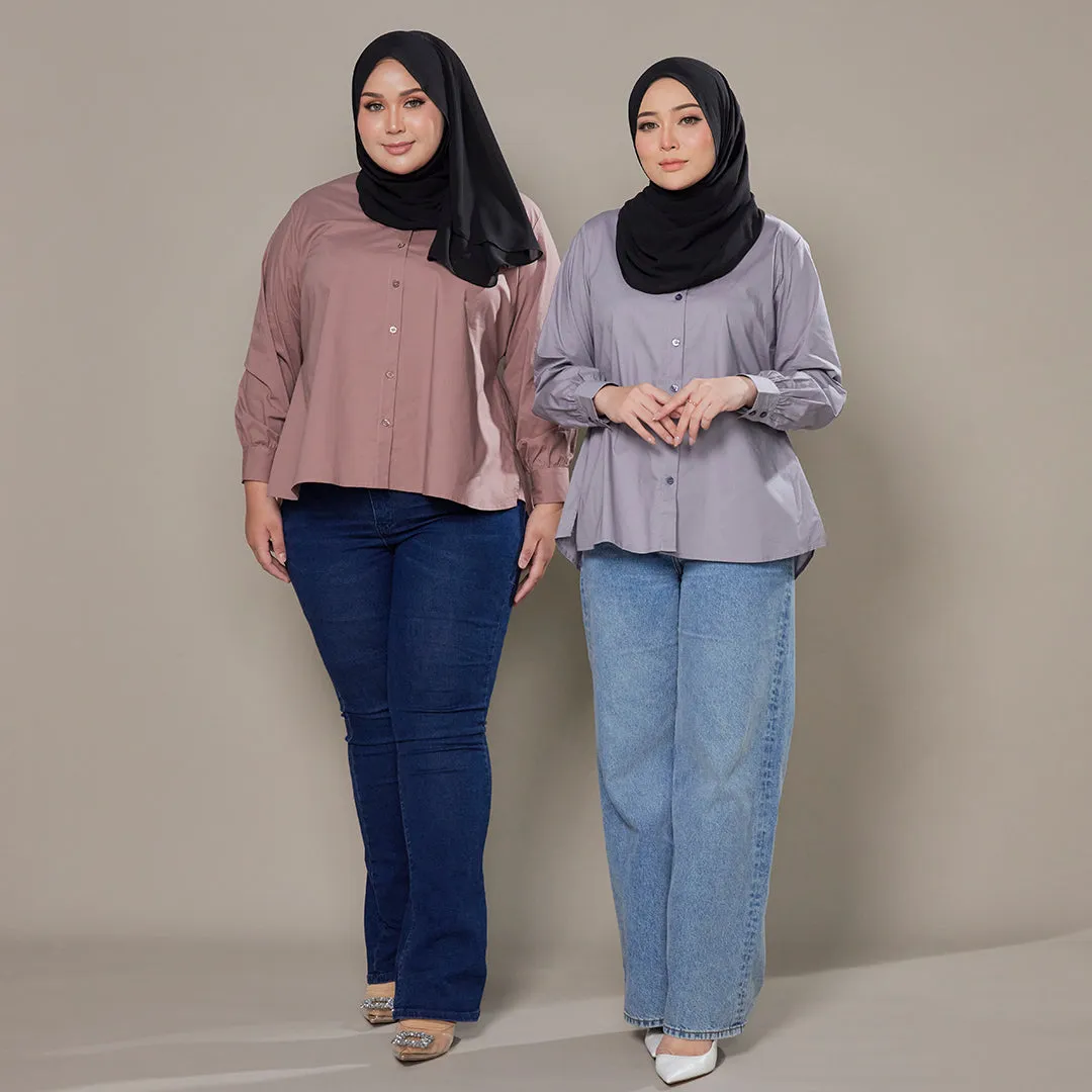 Freya Blouse - Rosewood
