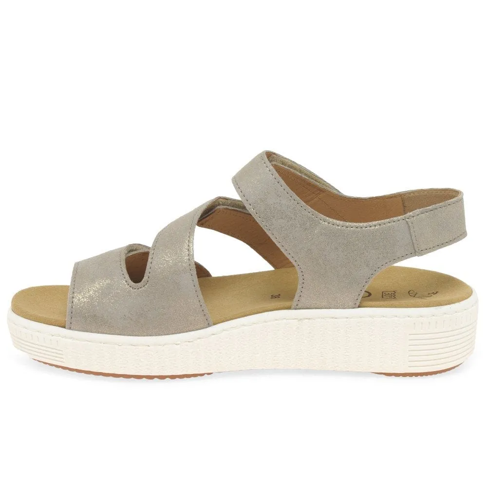 Gabor Adjustable Strap Sandal Muschel