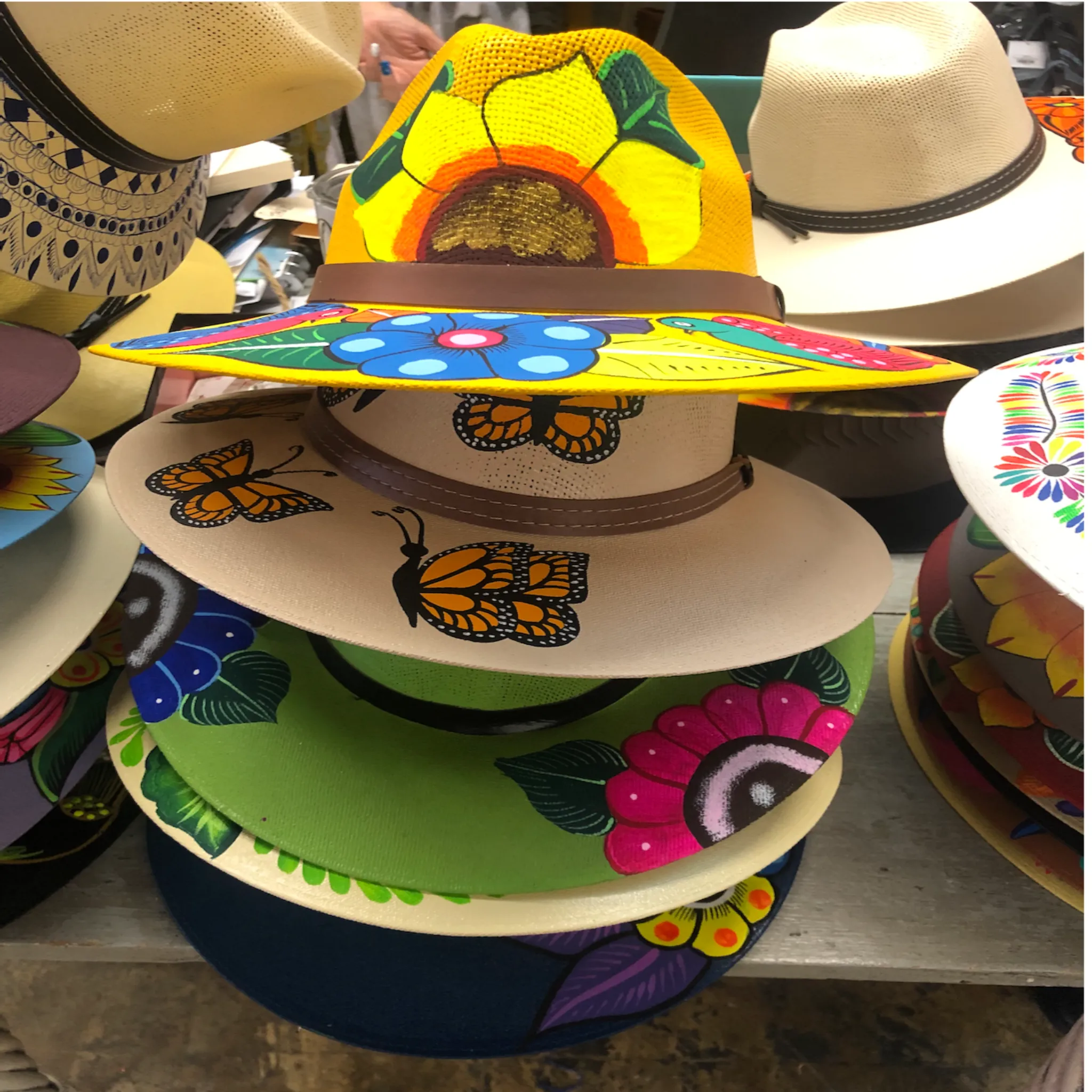 Gerardo's Painted Hats