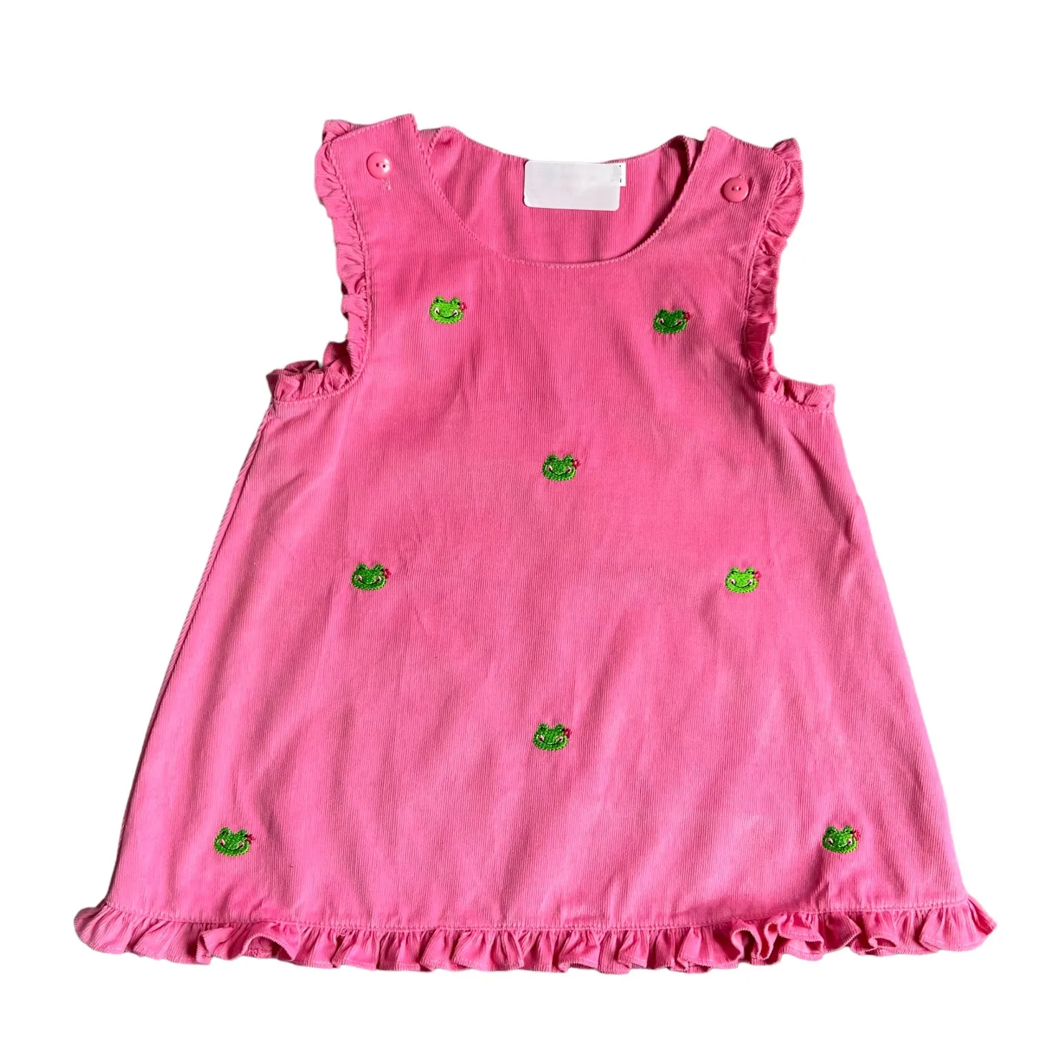 Girls’ Embroidered Corduroy Jumper