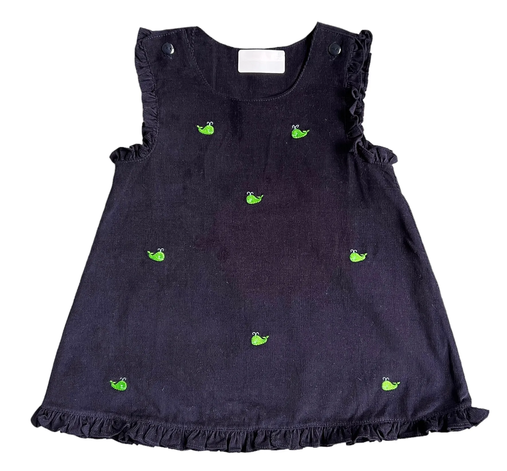 Girls’ Embroidered Corduroy Jumper