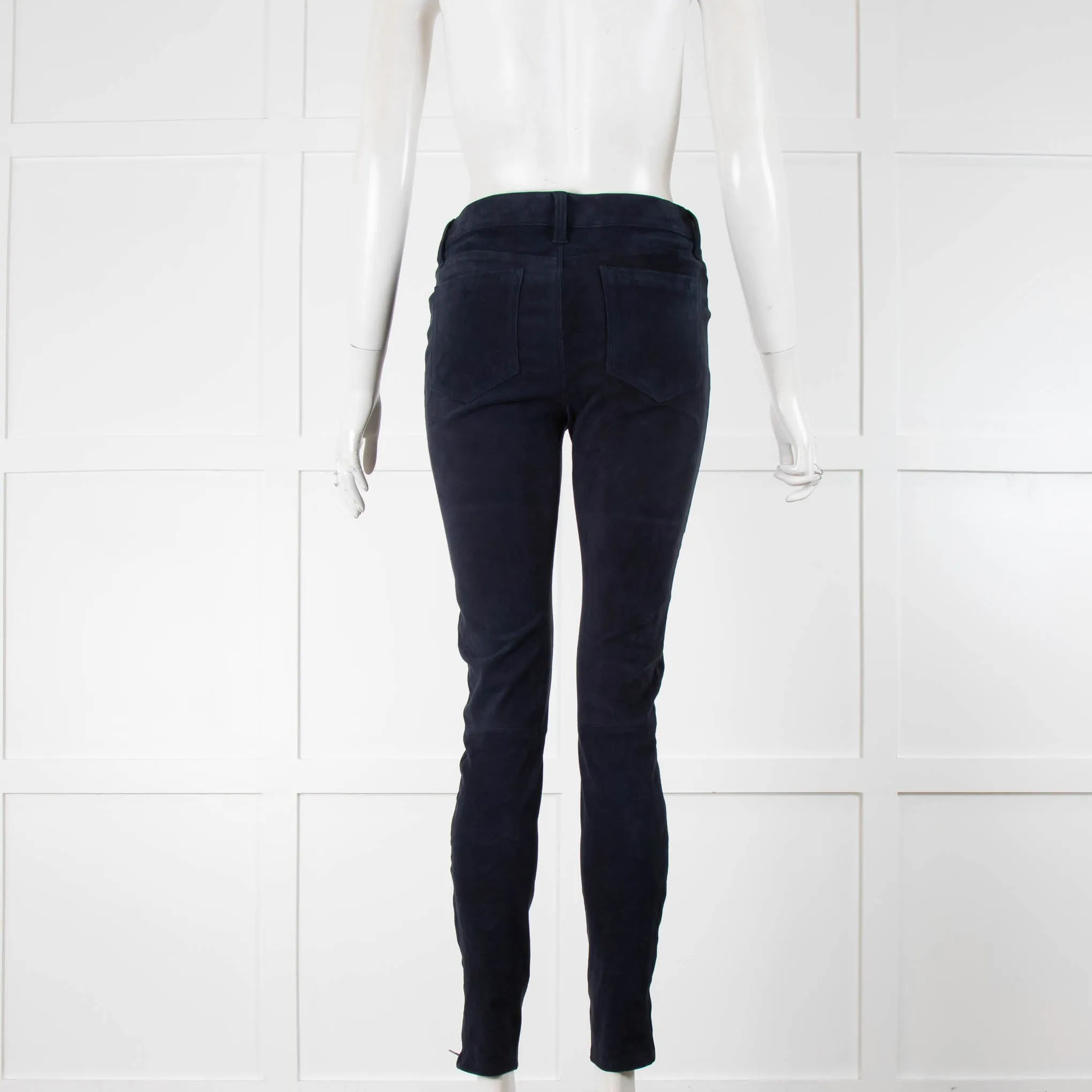 J Brand Navy Suede Leggings