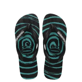 Kids Top Print Whirl Thongs