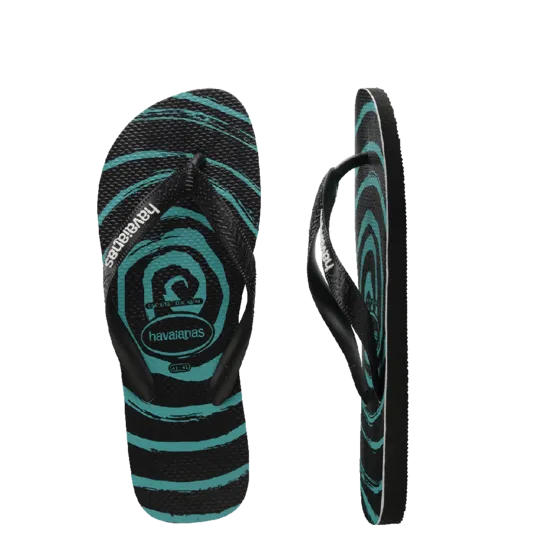 Kids Top Print Whirl Thongs