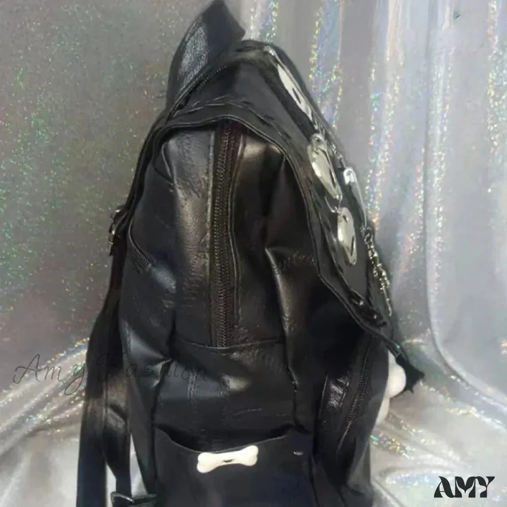 Korean Cool Skull Vintage Punk Bag Aesthetic Y2K Sweet Cross Girls
