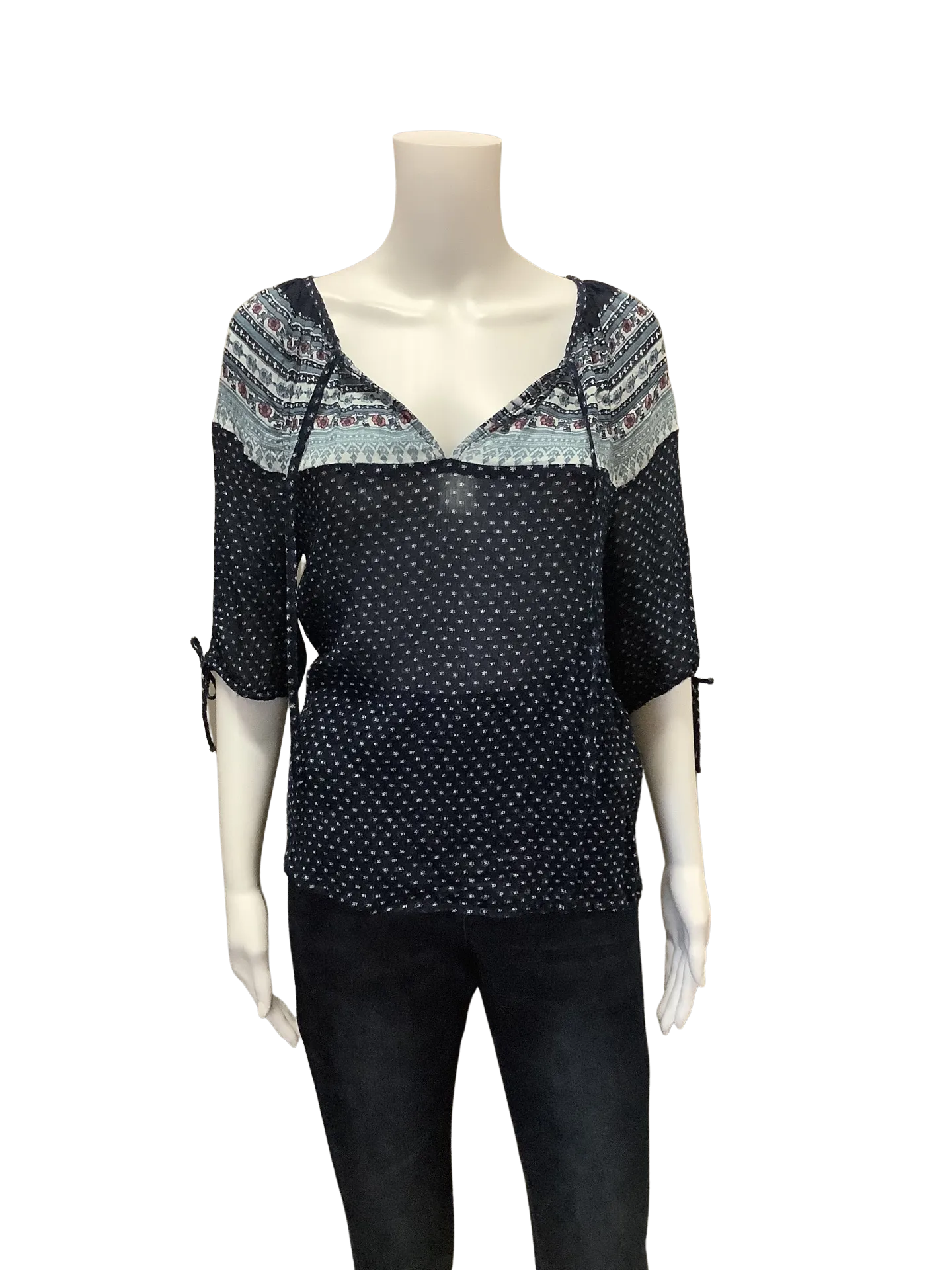 Lucky Brand Blue Top  Size: M