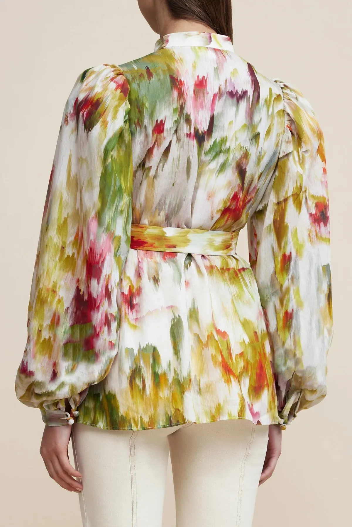 Marston Blouse Monet garden Print