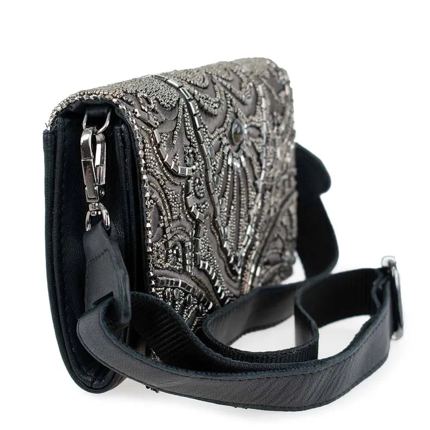 Mary Frances Accessories Precious Metal Waist/Crossbody Bag