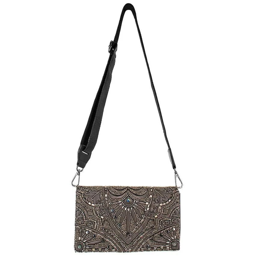 Mary Frances Accessories Precious Metal Waist/Crossbody Bag