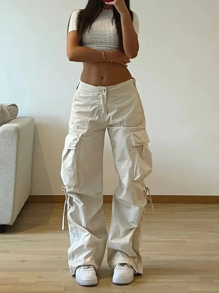 Rockmore Cargos Style Parachute Pants Trousers Casual Streetwear