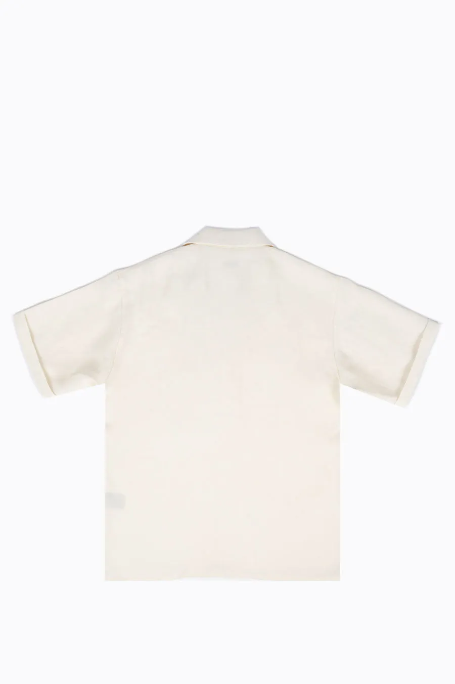 SECOND LAYER NOTCH COLLAR SHIRT IVORY