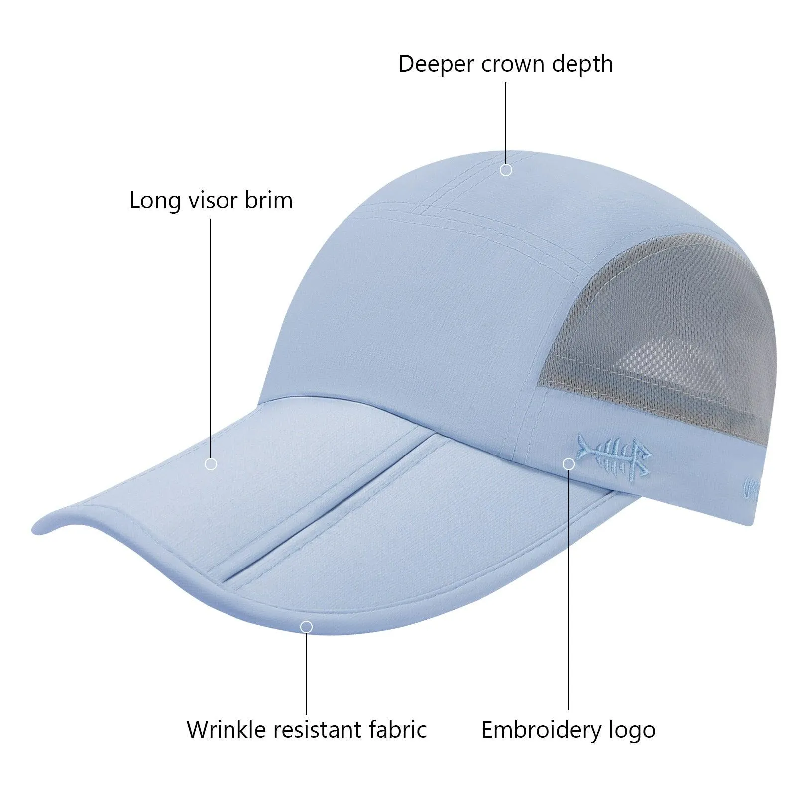 Unisex Folding Baseball Caps
