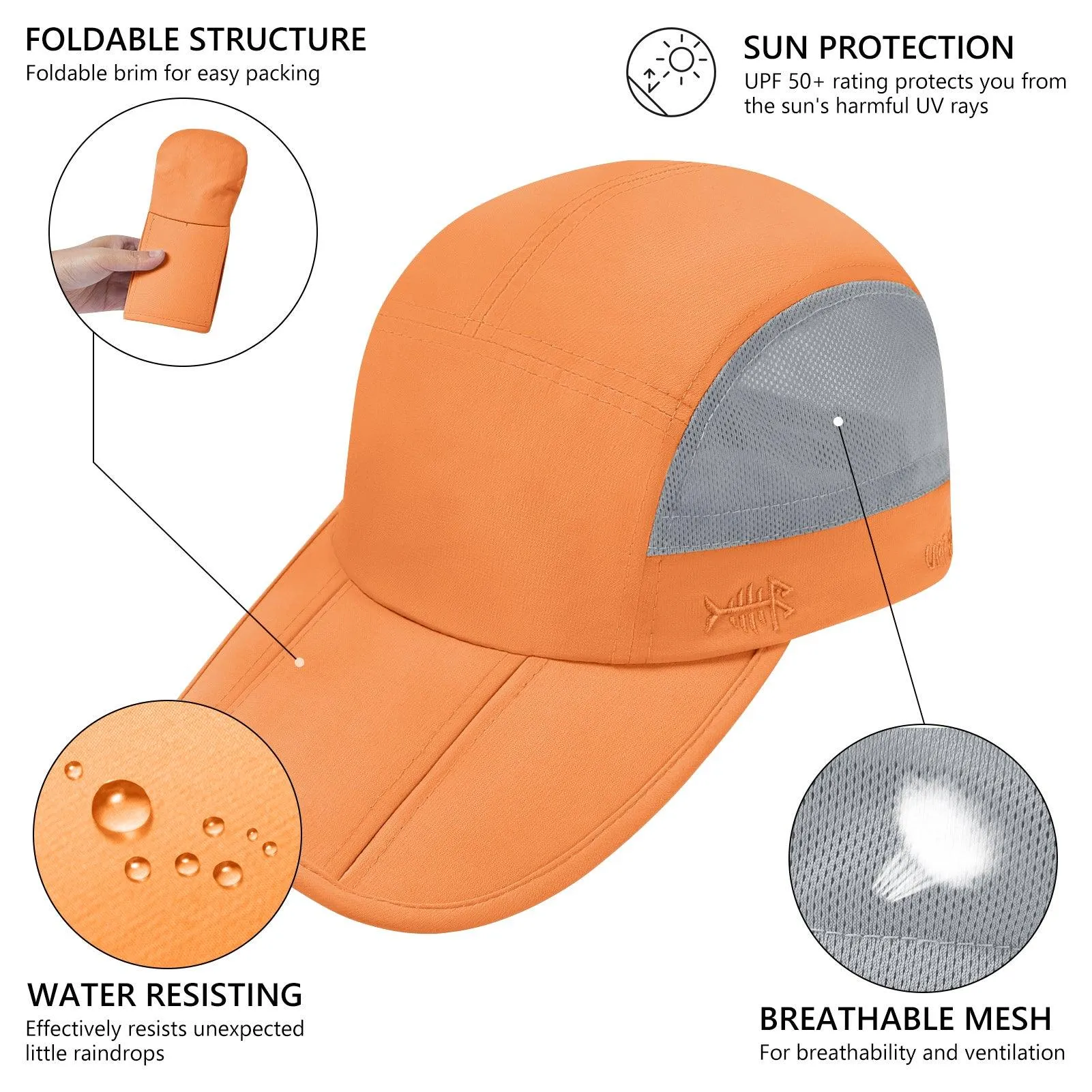 Unisex Folding Baseball Caps