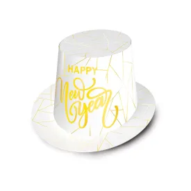 White New Year Gold Hi-Hat (25 per Case)