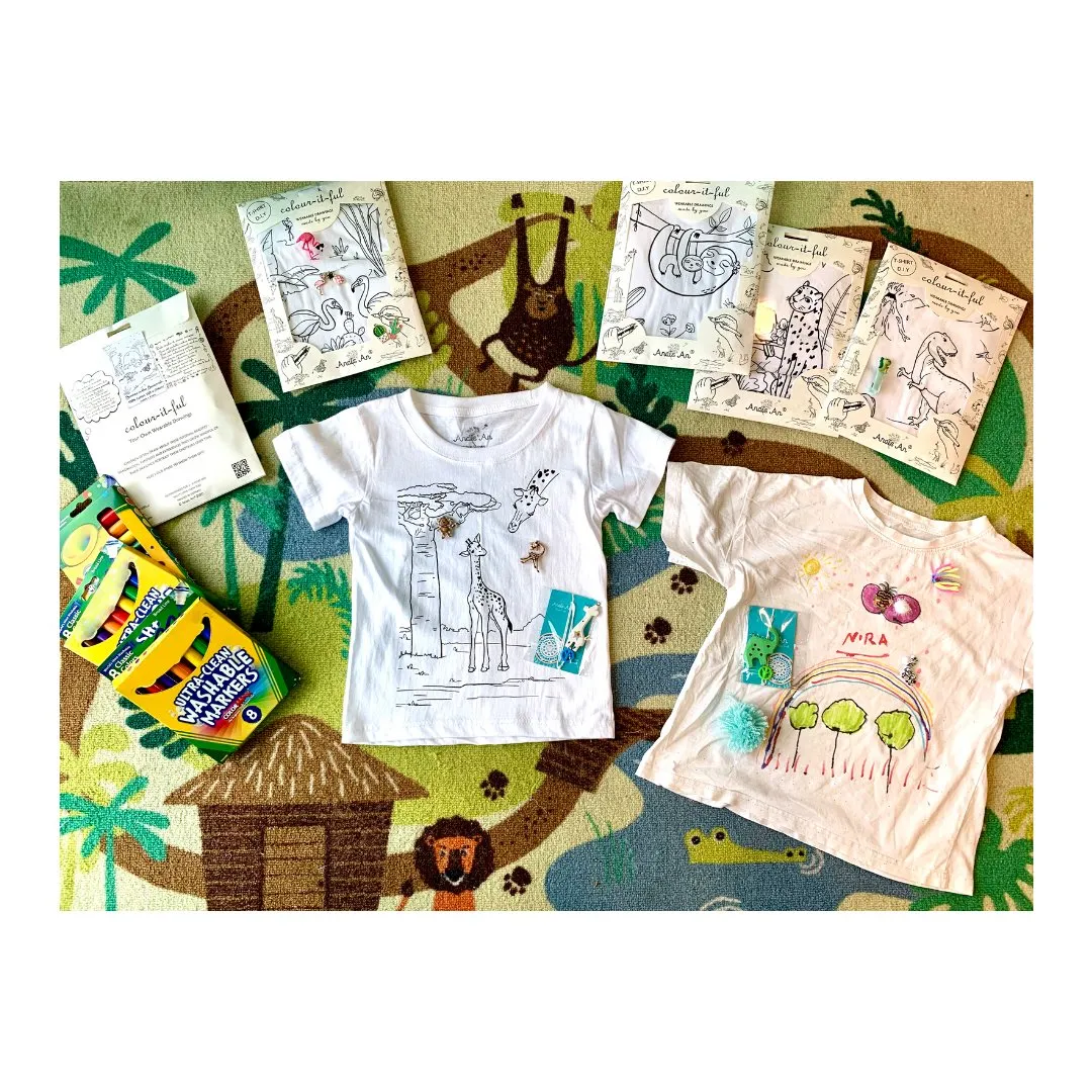 Wild by the Waterhole (Elephant) - DIY Color-it-ful T-shirts