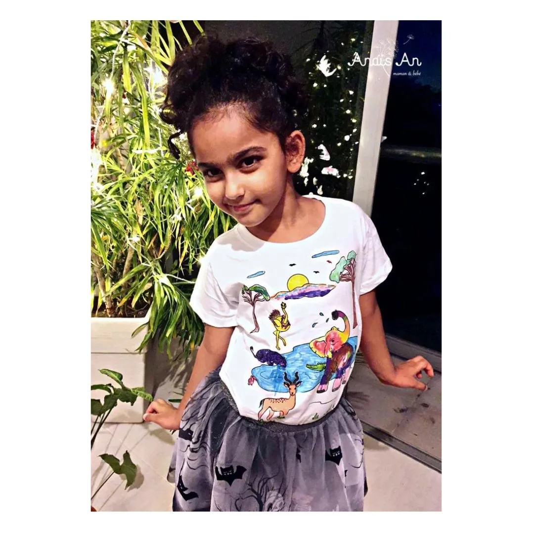 Wild by the Waterhole (Elephant) - DIY Color-it-ful T-shirts